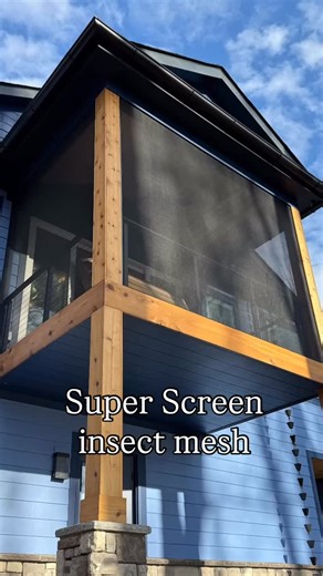 The team screened this porch last week with Super Screen Mesh, a tear resistant mesh with UV block. Learn more at our website. #porchscreeningservice #screenporch #screenedinporch #porchlife #greersc | Palmetto Outdoor Spaces