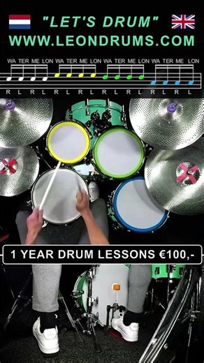 Drumfill for beginners | Drum lessons with colors and fruits