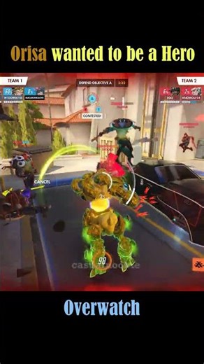 Guess the Rank! Orisa with 200 IQ Move #overwatch #overwatch2