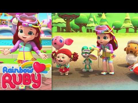 The Lifeguard and the Mystery Lake Monster | Rainbow Ruby - WildBrain | Cartoons for Kids