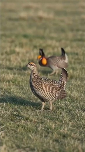Greater Prairie chicken incredible mating #shorts #naturelovers