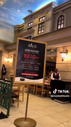 Billy G Buffet at Gold Reef City: A Foodie's Delight