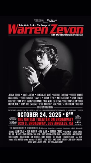 J.J. Blair on Instagram: "#gibsunday First, thanks to my friends at @wildhoneyfoundation for asking me to play on the @officialwarrenzevon tribute. Buy your tickets now! Amazing line up of musicians. Here’s another from the lockdown concert vaults with @jordanzevon playing the 1960 #gibson #lespaul #burst"