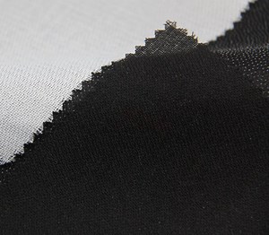 [Hot Item] 50d Woven Broken Twill Water Jet Double DOT PA Coating Color Fusing Interlining Fabric for Suits