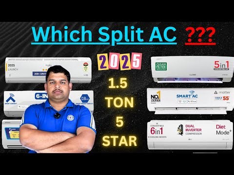 Which is The Best Split AC 1.5 Ton 5 star 2025 ??? | Best 1.5 Ton Split AC In India