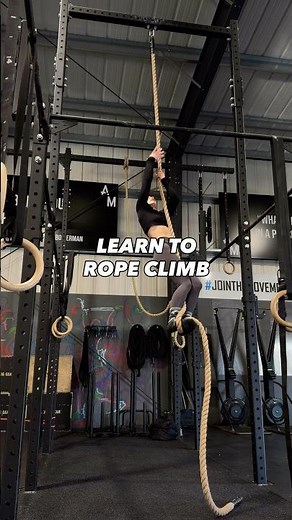 First steps to achieving a ROPE CLIMB 🧗‍♀️ 💪🏻 #beginners #workout #ropeclimb