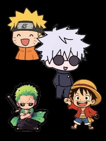 Gojo x Luffy x nartuo x zoro #anime #viral #naruto onepiece #jjk