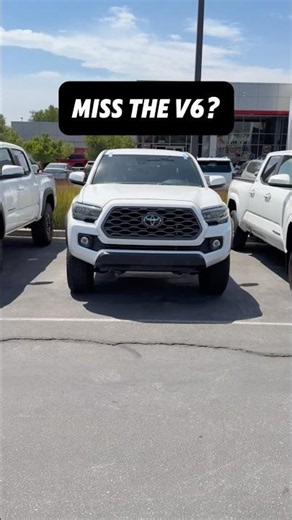 Do you miss the V6 Tacoma? #3rdgentacoma #toyotatacoma #toyota