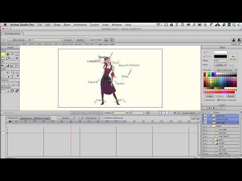 Anime Studio Pro 10 Tutorial | The Timeline