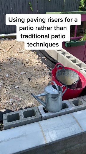 Patio Laying Hack: Paving Risers for Quick and Easy DIY Patio!