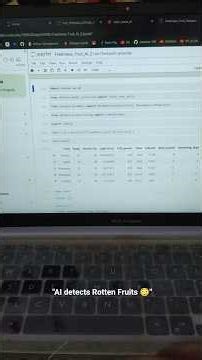👉 Fresh Sense AI 🍎 | AI + IoT Fruit Freshness Detection System | ML Project Demo