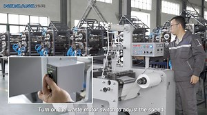 DK-320G Slitting Machine with Rotary Die-cutting Station ✔ It's equipped with a highly accurate rotary die-cutting system which is suitable for blank adhesive labels. Die-cutting, laminating(option), and sitting can be finished in one process. Watch the full video to see how the DK-320Gworks▶▶▶ 🔗Click the link to get more info:http://www.weigang.cn/pdetail/id/11 #label_printing #flexoprinting #machineshop | Weigang Technology Co., Ltd