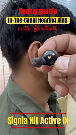 Signia Kit Active IX Hearing aids- with powerbank charger and bluetooth connectivity for androids.