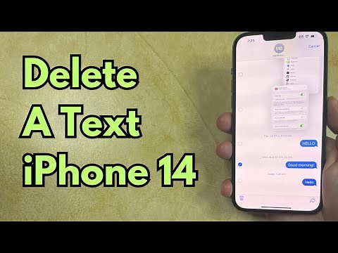 How to Delete a Text Message on iPhone 14