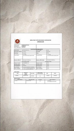 How to get esic card | Employee awareness #esic #card #information #ytshorts