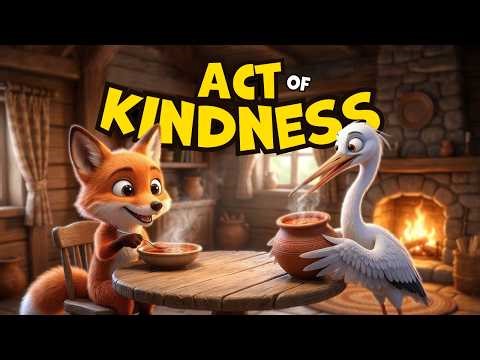 The Wise Stork | Kindness for Kids | Value Education Story for Kids