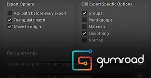 Batch OBJ Exporter for Maya released!