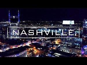 Nashville, Tennessee At Night | 4K Drone Footage