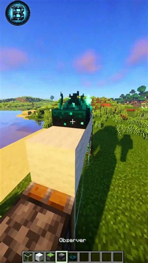 EASY Automatic Door Hack in Minecraft!🚪