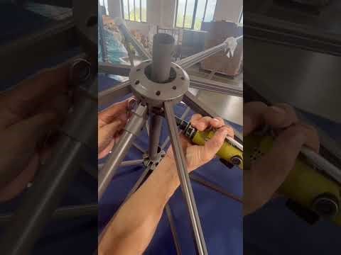 Step 1 for repairing patio umbrellas
