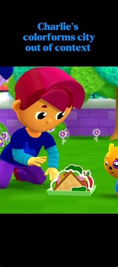 Charlie's colorforms city out of context