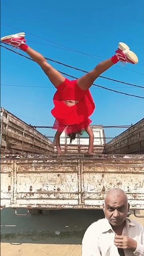 unbelievable jump 😍#yogaasana #yogapractice #jump #stunt