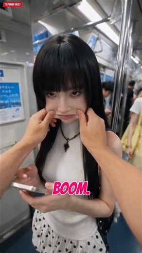 You Can Freeze Time on a Train! ⏱️ #Shorts #prank