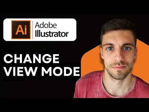 How to Change View Mode in Adobe Illustrator 2026 (Adobe Illustrator Tutorial)