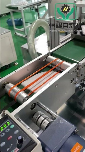 The Beauty of Automation: Compressed Face Mask Making Machine in Action #machine #factory #mask