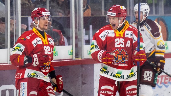 National League: Highlights der Partie Biel – Genf-Servette (8:0)