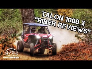 Fisher's Off-Road "RIDER REVIEWS" - HONDA TALON 1000 X...