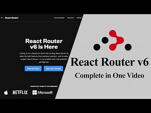 React Router v6 Complete in One Video (Hindi)