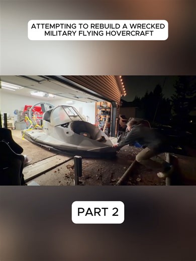 Rebuilding a Wrecked Military Hovercraft: My Journey