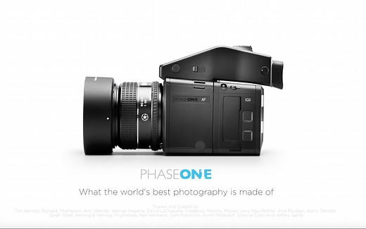 一亿像素中画幅飞思Phase One相机官方宣传片Introducing the XF Camera System |