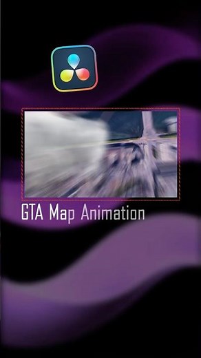 GTA Map Transition #davinciresolve #viraleffects #tutorial