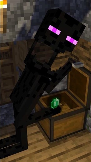 ENDERMAN IS A THIEF.. #minecraft #animation #schoolmonsters