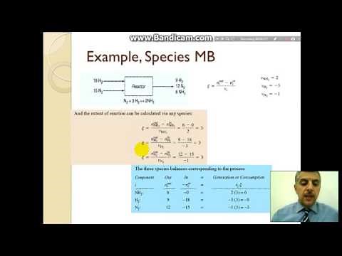 Lectures for Chemical Engineering #2 - Material Balance with Chemical Reaction