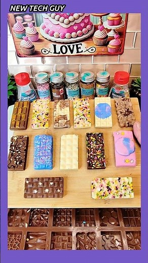 13 jazzed up mini chocolate bars homemade chocolate treat #kitchengadgets