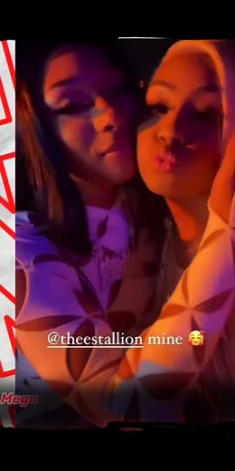 Megan The Stallion and Yung Miami tongue kissing😻👅💦 *I do not own rights to this video #trend #bet