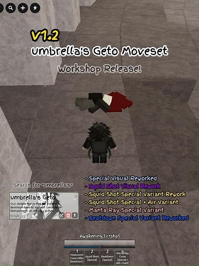 (v1.2) Updates on my Geto Moveset | #roblox #jujutsushenanigans #jujutsukaisen #jjkgame