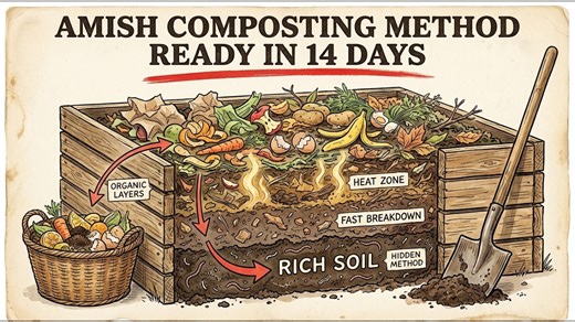 From Waste to Compost in 14 Days — The Amish Method They Don’t Teach