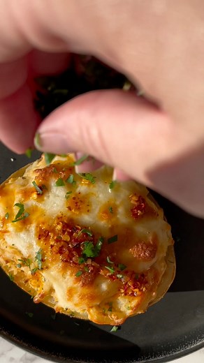 Chicken Alfredo Stuffed Potatoes ✨ | The Daily Kale