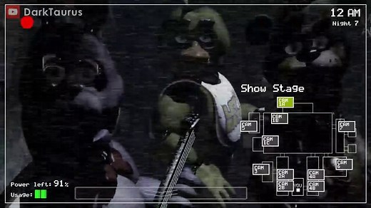 FNAF 1 - ALL RARE SCENES caught on Camera! (Five Nights at Freddys)