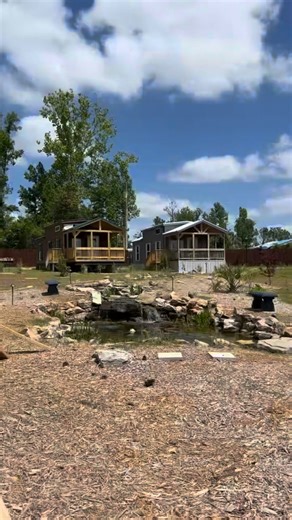 Winters in North Florida mean sunshine peeking through the trees, cozy evenings by the fire, and scenic views. 🚌🌿🔆 At Florida Caverns RV Resort, you can enjoy all of this and more. ✨ Give this post a 💚 if you love Florida winters! | Florida Caverns RV Resort at Merritt's Mill Pond