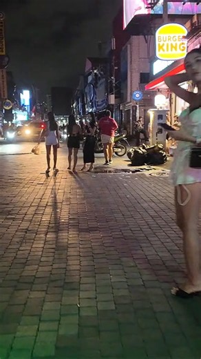 Pattaya Walking Street Nightlife, Thailand 4K 60FPS - Short 1