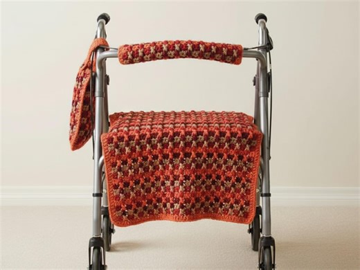 Crochet Pattern for Wheelchair Afghan & Walker Caddy – PDF Instant Download - Etsy
