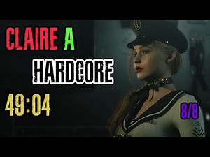 (World Record) Resident Evil 2: Claire A Hardcore Speedrun - 49:04