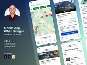 UXUI Designs for mobile devices