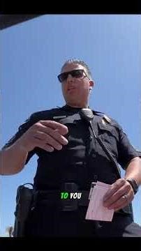 "You're Baiting Me For YouTube!" - Cop's Shocking Theory #shorts