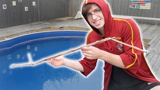 Watch man recreate Harry Potter Triwizard Tournament at home